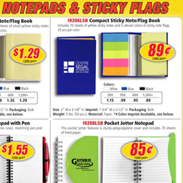 Notebooks & Sticky Flags